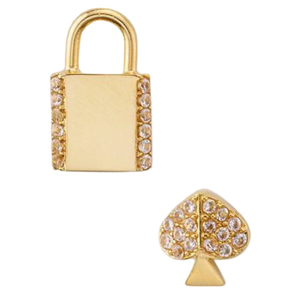 KATE SPADE • Lock And Spade Earrings